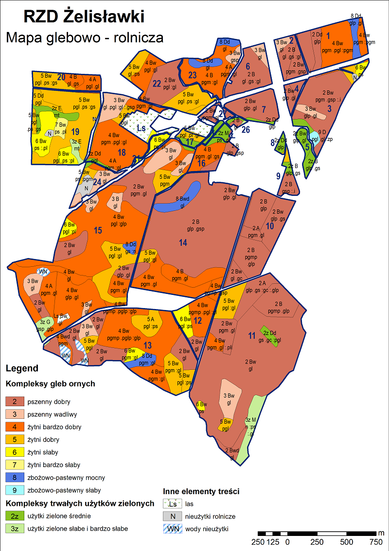R Z D mapa glebowa